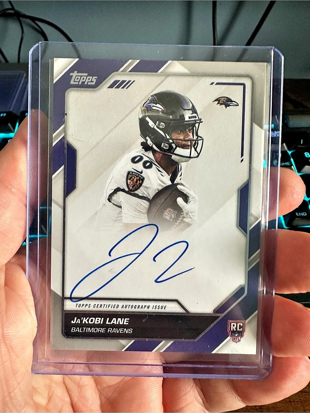 Topps 2026 Topps Flagship First Signatures Ja’Kobi Lane Autograph Football Card